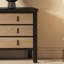 Meuble télé avec rangement français rétro-403815076