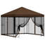 vidaXL Garden Gazebo Polyester and Steel-129097214