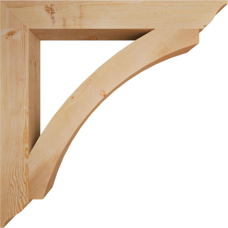 Thorton Traditional Bracket, 48"H x 5.5"W x 48"D, Douglas Fir (Smooth)