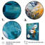 Duck Abstract Ripples III - Duck Animal Wall Art-1222631929-1160441246