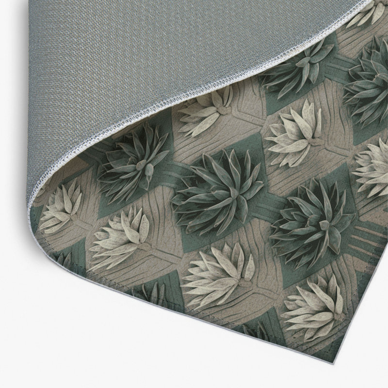 Tapis d'intérieur et d'extérieur brun Nature, Rectangulaire 2 pi x 3 pi