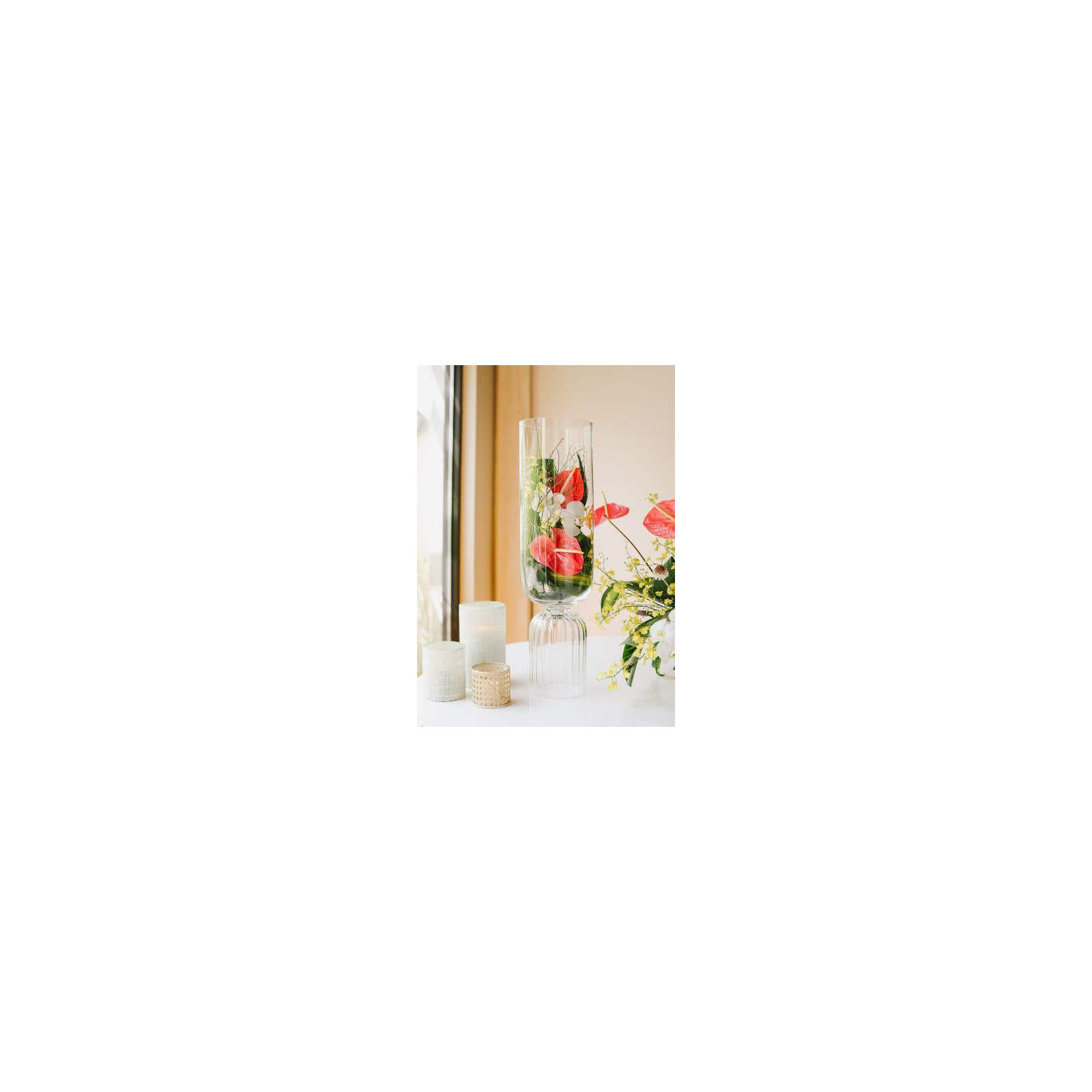 Calhern Glass Table Vase, 31.25" H x 8.5" W x 8.5" D