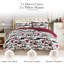 Literie réversible Southshore Fine Linens Merry Town, en microfibre brossée 100 g/m², idéale pour les fêtes. Comprend 1 housse de couette et 2 taies d'oreiller (taille King/California King).-102615698