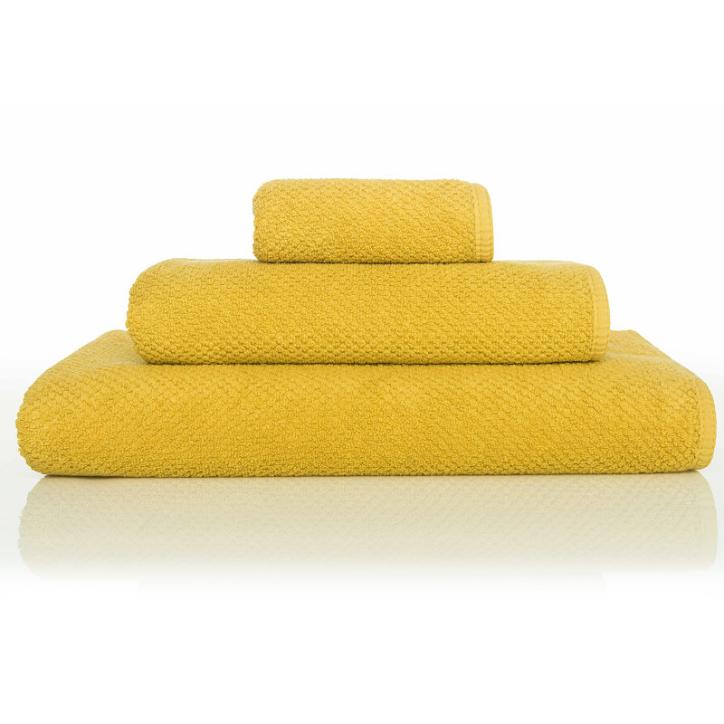 Bee Waffle Waffle Towel, Petrol, 12" W x 20" L, Fingertip Towel 1-Pack