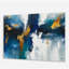 «Feeling Spirit Abstract» en bleu et or abstrait-101526008