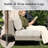  Modern Outdoor Wicker Rattan Patio Modular Sectional Corner Chair With 6-inch Thick Cushions-1271076475