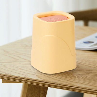 Backpack Desktop Trash Can Office Bin With Lid Small Desktop Garbage Bin In Dormitory Bedroom