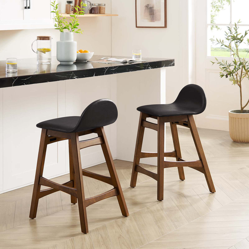 Tabouret Modway Juno, Brun, Tabouret de comptoir (siège d’une hauteur de 24