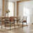 Modern Walnut-Finish Bentwood Upholstered Side Dining Chair-1381219080-1390335673