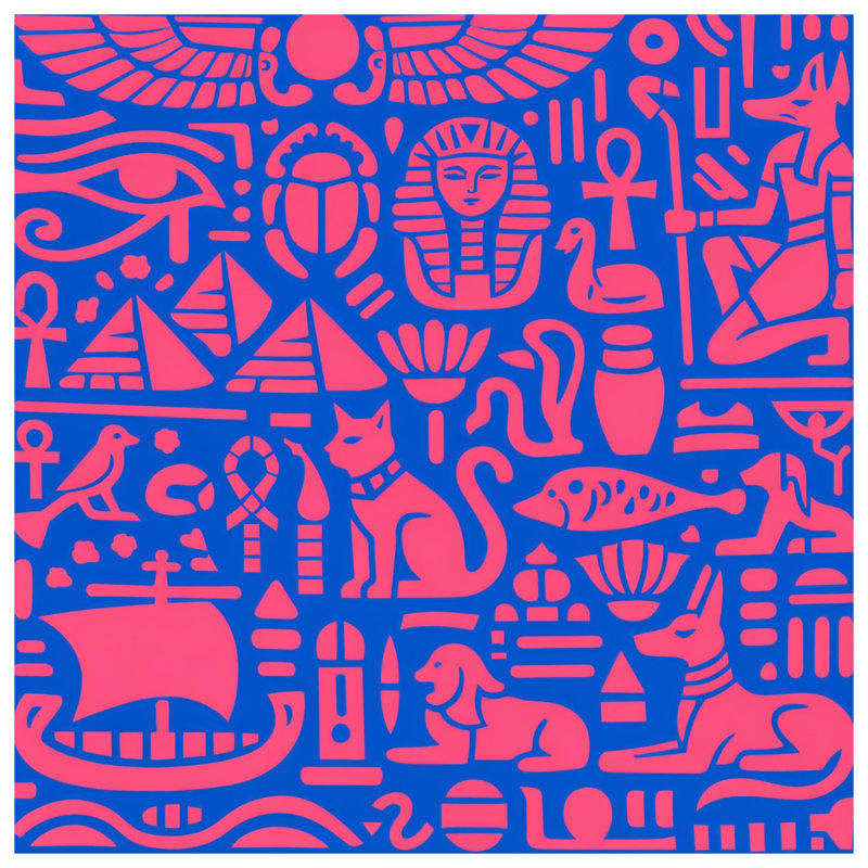 Coussins décoratifs égyptiens, 16 x 16 pouces