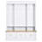 Elegant APP Controlled LED Light Hall Tree With 9 Hooks, Roman Column Design Storage Bench With 3 Large Cabinets, Farmhouse Entryway Organizer With Shelves For Hallway-74914754