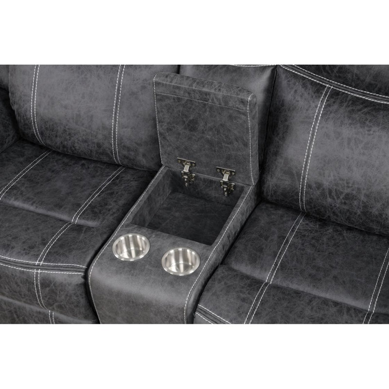 Causeuse en microfibre Zubaida