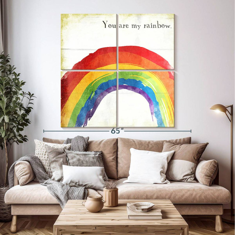 Ashelle My Rainbow, 50" H x 50" W