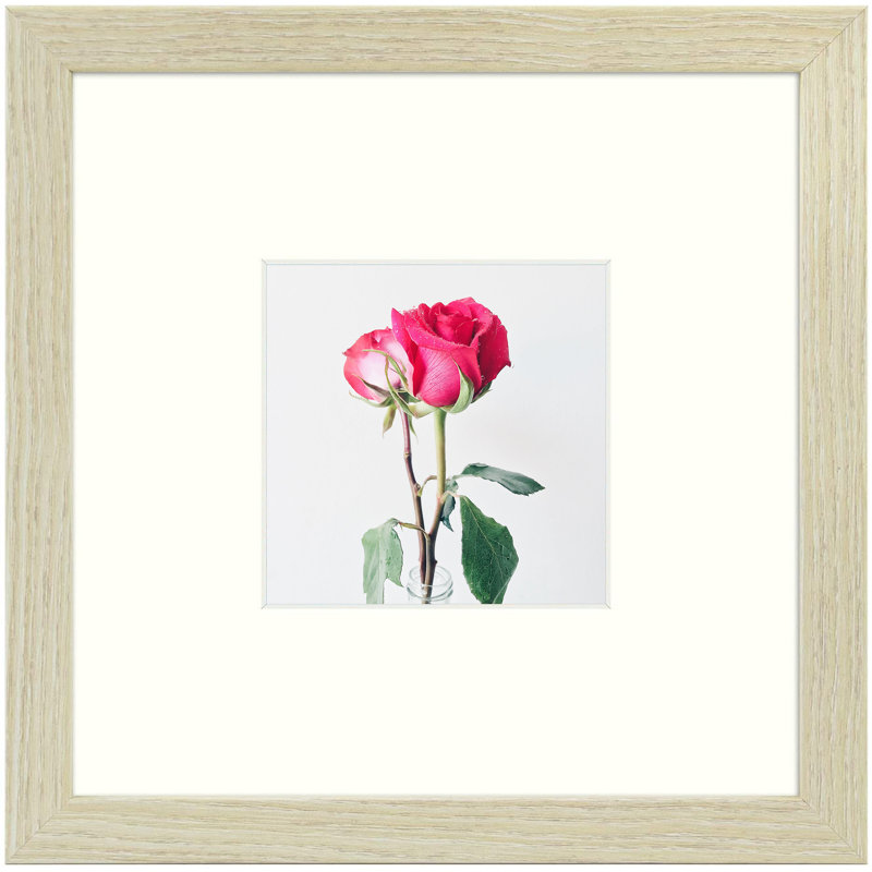 Nickolas Picture Frame with Mat, Natural, 8" x 8"