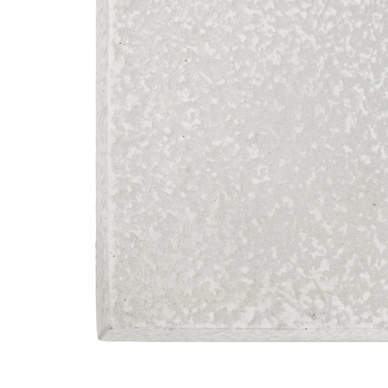 Square Side Table Top(Antique White) + Base (Natural)
