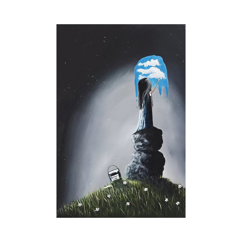 A Better Life Is On The Way - Wrapped Canvas Print, 30.48 cm H x 45.72 cm W