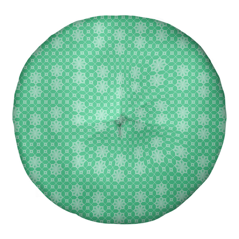 Coussin de sol Katelyn Elizabeth, 26 po x 26 po, Vert