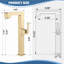 Robinet de lavabo vasque en laiton massif 10,4 "à poignée simple-104561471-93575559