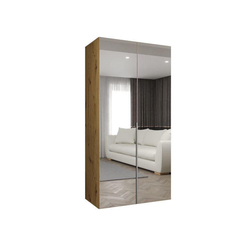 Manufactured Wood Wardrobe, Artisan Oak/Cashmere