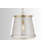 1 - Light Aged Brass Single Pendant