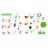 Nintendo Pikmin Characters Wall Decals