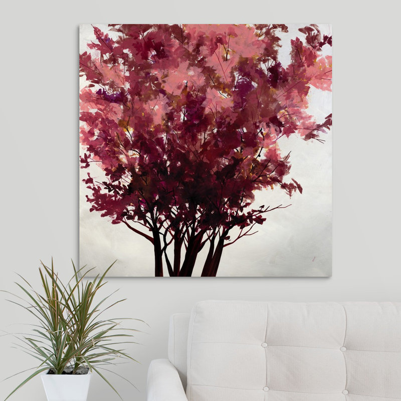 « chaleureux reach », peinture sur toile, H 30 po x l 30 po x p 1,25 po, Toile tendue
