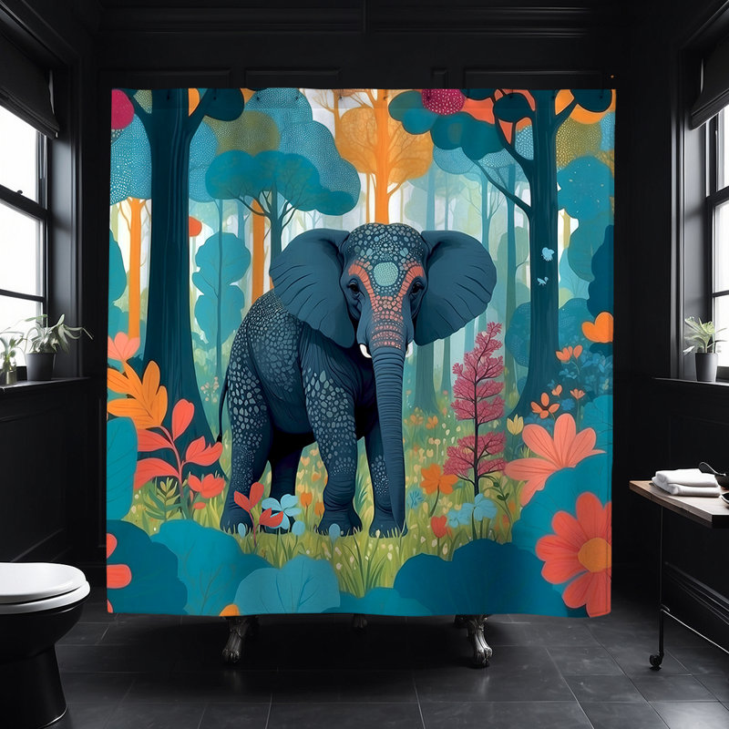Floral Shower Curtain