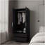 Armoire 2 tiroirs avec barre de suspension Wengue