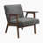 Dark Gray Linen Blend