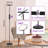 Jernell  LED Dimmable Torchiere Floor Lamp with Remote Control-1044180181