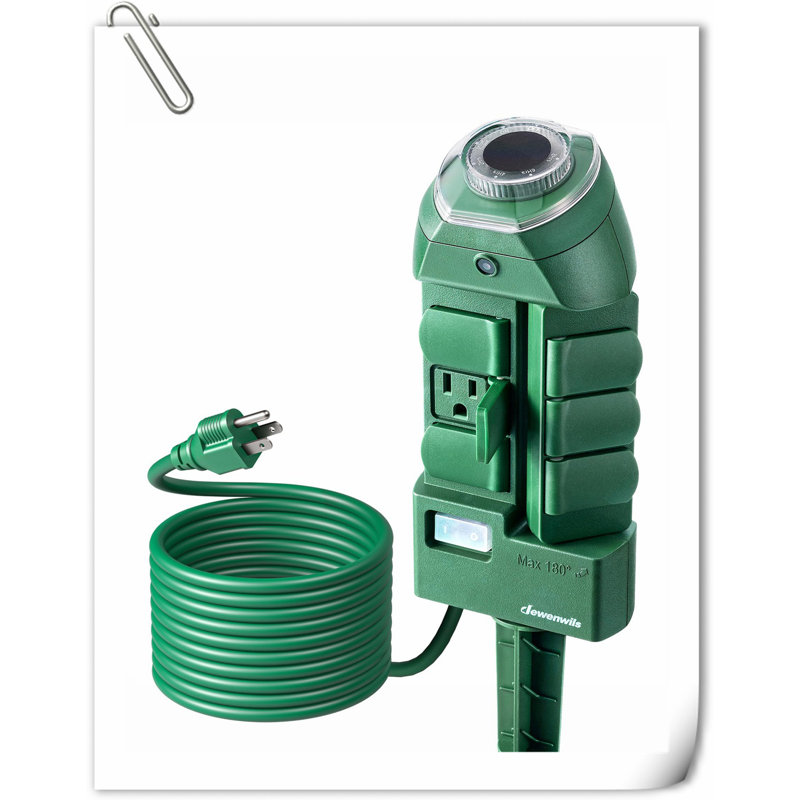 Outdoor Power Stake Timer Waterproof