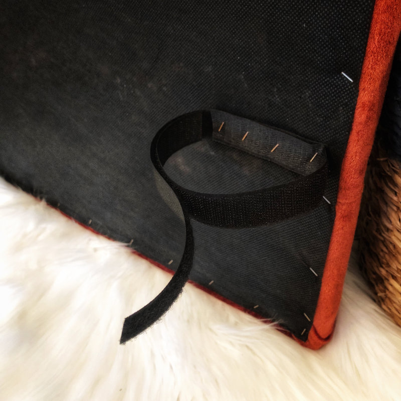 Cullompt Brown Boho Caramel College Dorm Twin XL Headboard with Hook & Loop Fastener