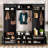 79.1"Wide Modern Hall Tree with Shoe Storage, 8 Cubbies, 7 Coat Hooks & Adjustable Shelf-636154827