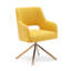 Fauteuil pivotant rembourré Breann-93705353