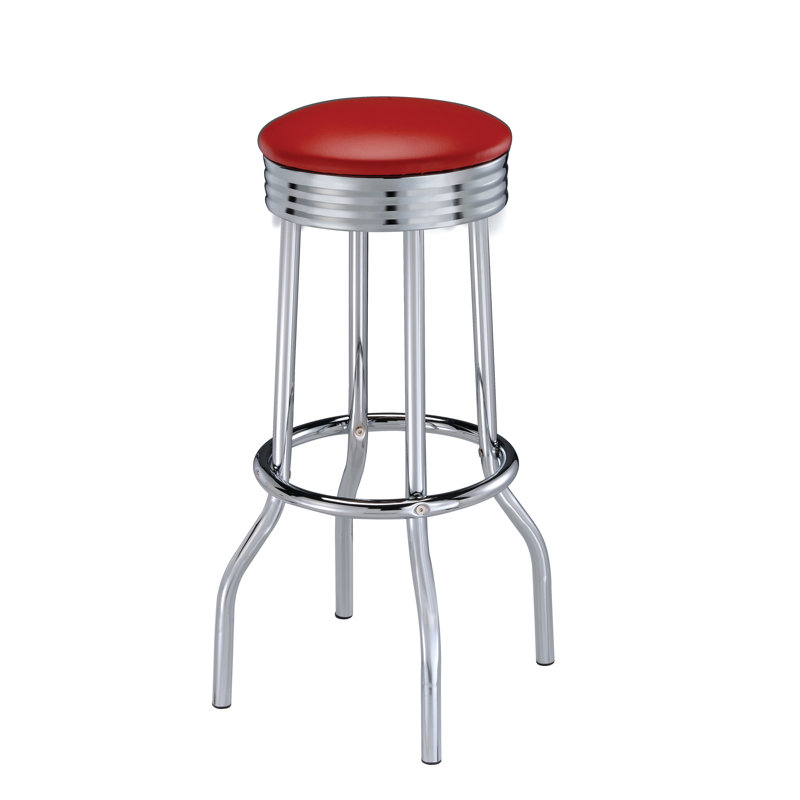 Tabouret de bar Ebensburg (ensemble de 2), Rouge