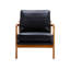 Peddireddy 43.05cm H Upholstered Armchair in Black