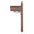 Savannah Aluminum Post Mounted Post Box-24726133