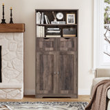 Bolten 49.4in Accent Rattan Cabinet,Storage Cabinet, Bathroom Storage Cabinet with 2 Drawer