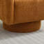 Fauteuil d'appoint pivotant l 29,13 po carré, avec dossier ouvert, rotation à 360 degrés, avec coussin de dossier amovible-237729833