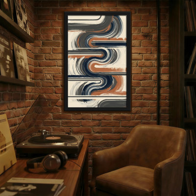 Abstrait, vagues abstraites, courbes incurvées, conception artistique