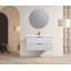 Meuble-lavabo simple 39 po avec plateau en acrylique Youki