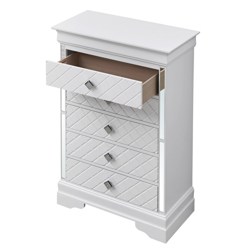 Coffre Verona G6702-CH, Blanc