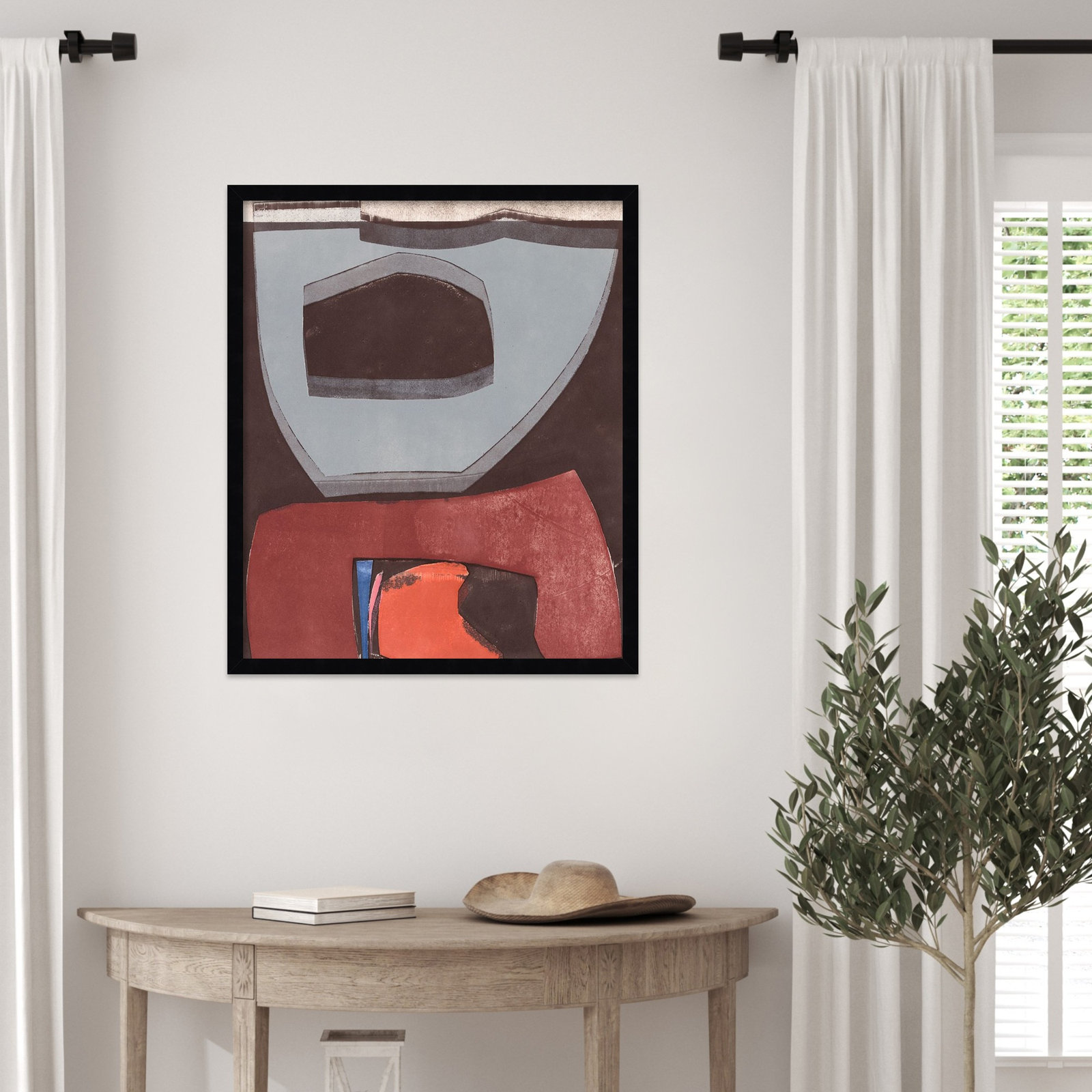 Solano "Istanbul 12" Print by Rob Delamater, 25" H x 21" W, Black