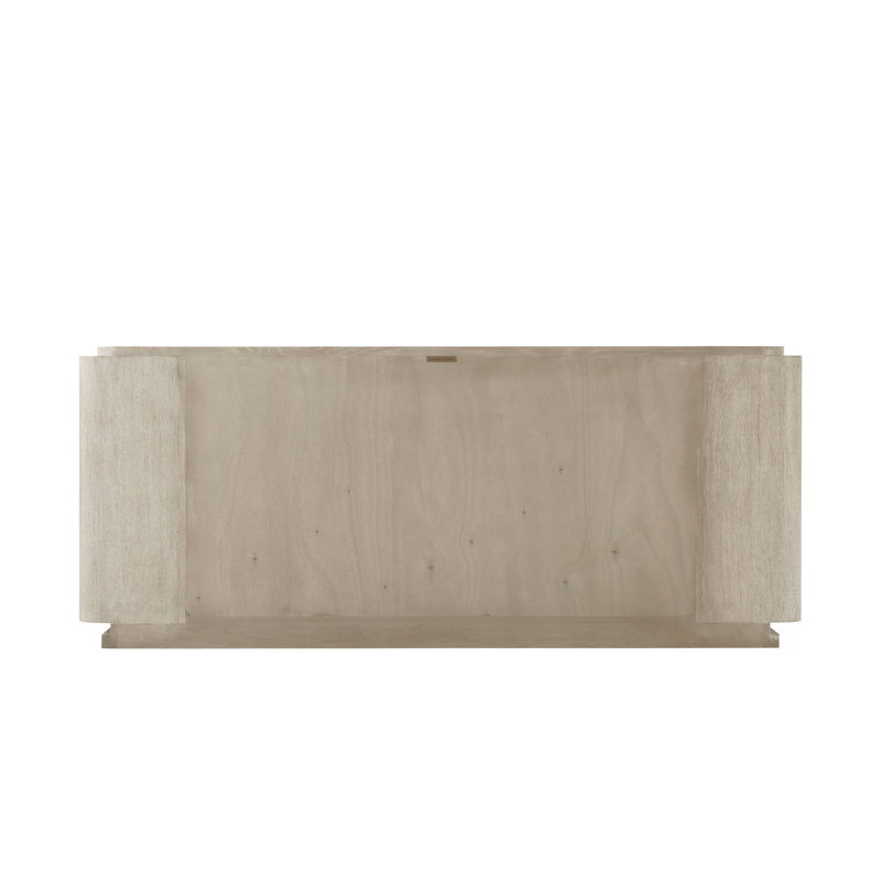 Repose 78.75'' W Solid Wood Sideboard, Gray Oak