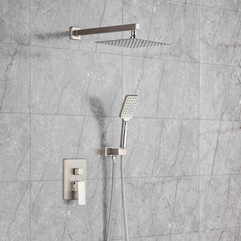 All-In-One Kit with Rough in-Valve, Brush Nickel