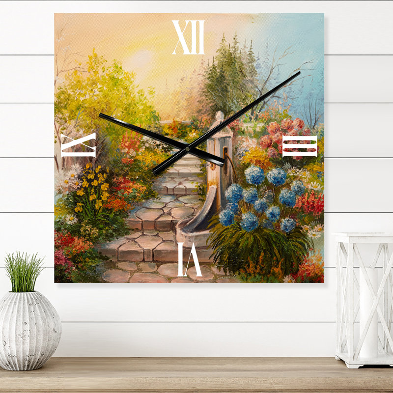 Horloge murale en pierre, Grand