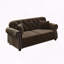 Velours Chesterfield canapé garniture cloutée capitonnée-1336558930