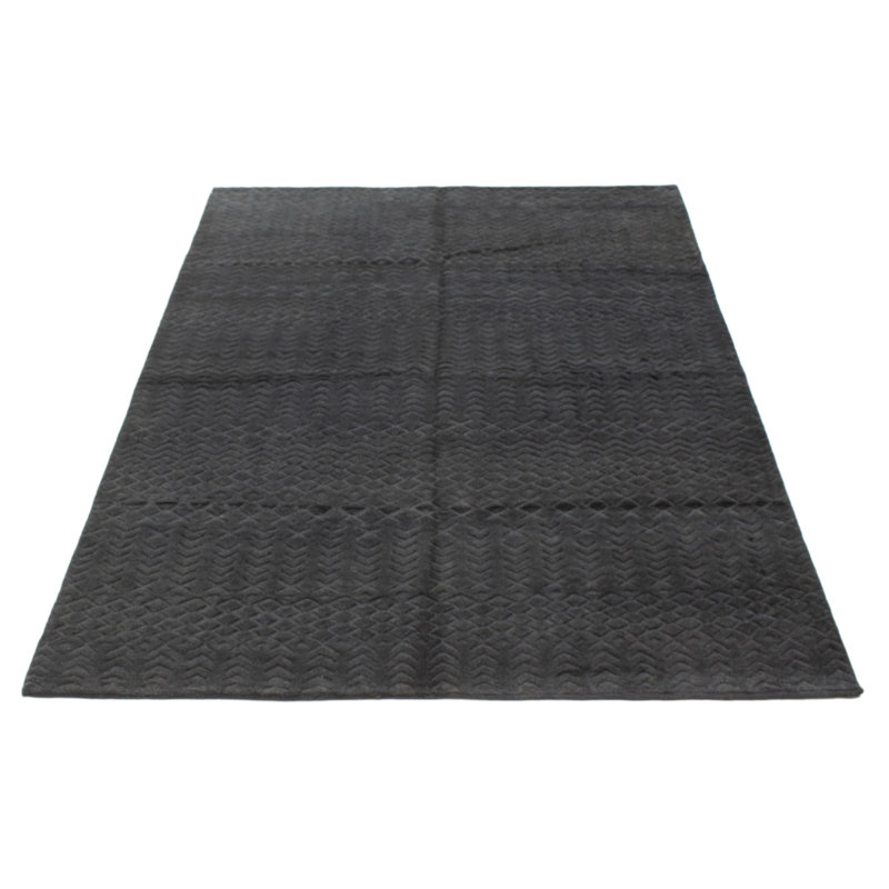 Tapis gris Tangier 6 pi 8 po x 9 pi 8 po