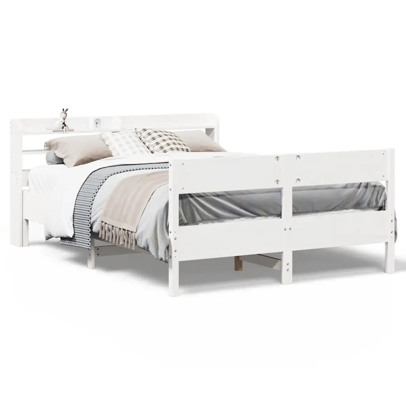 Campton Bed, White, 90cm x 190cm