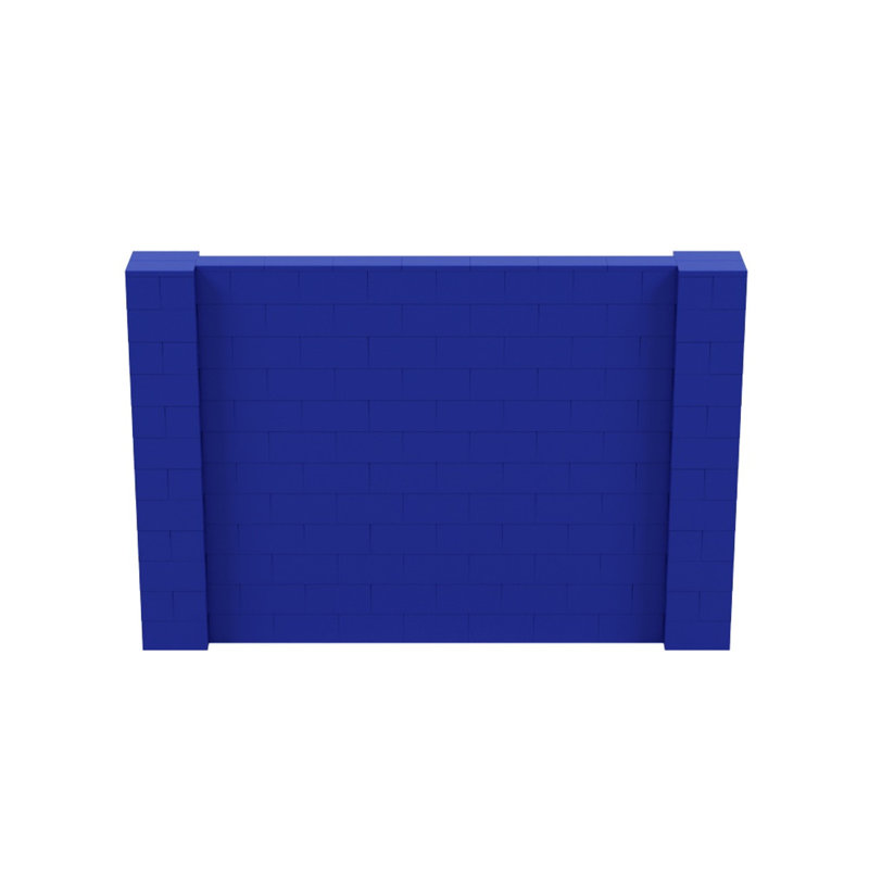 Cloison 1 panneau autoportante, Bleu, H 72 po x l 108 po x P 12 po 